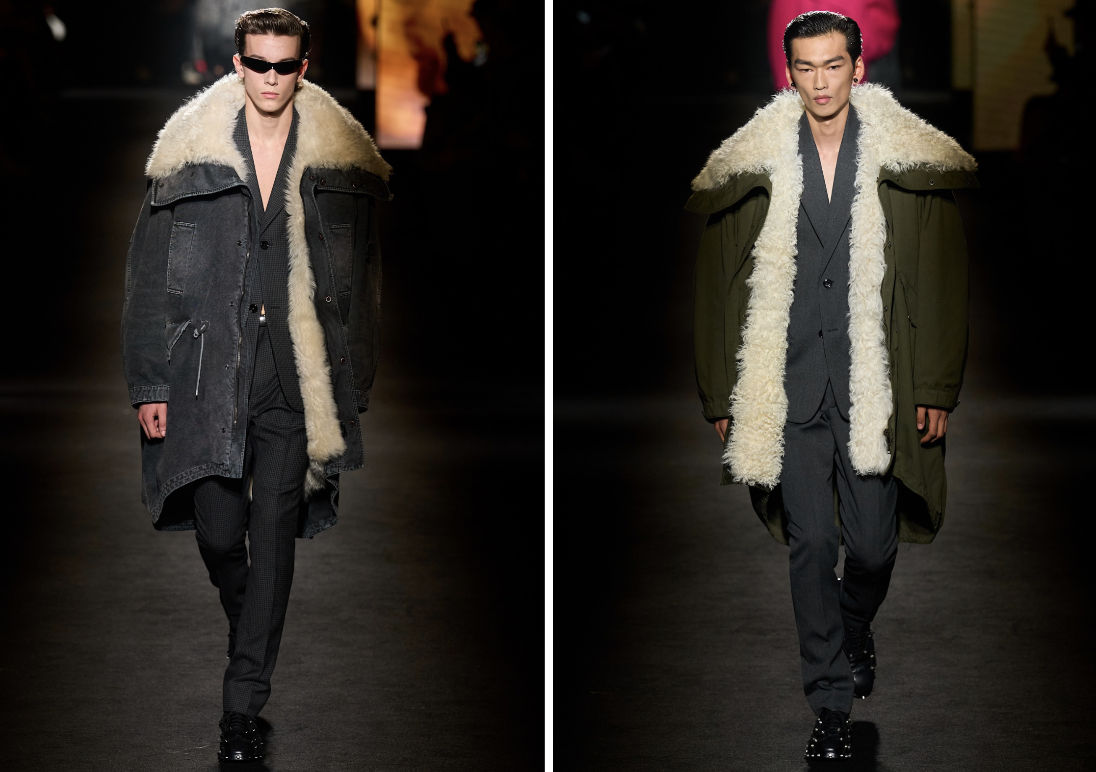 Grote kragen bij Balenciaga herfst/winter 2026