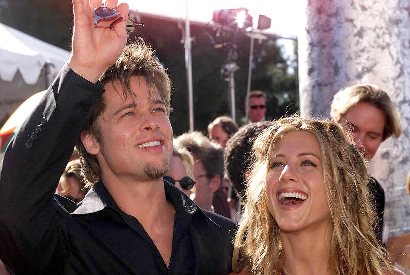 Jennifer Aniston en Brad Pitt