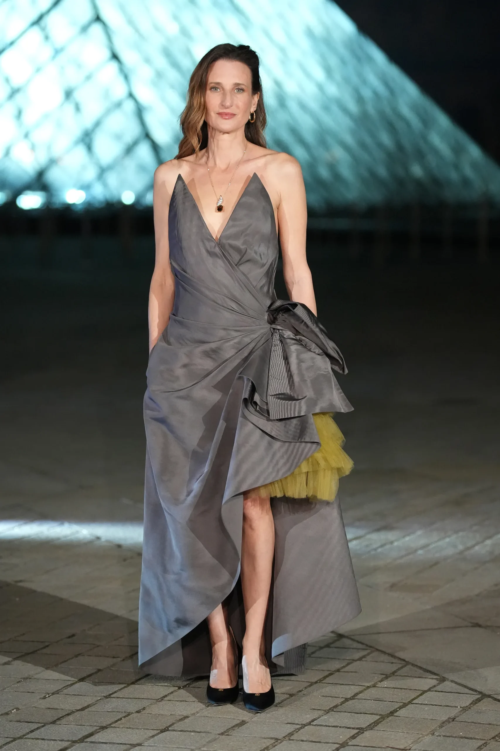 Camille Cottin tijdens Paris Fashion Week