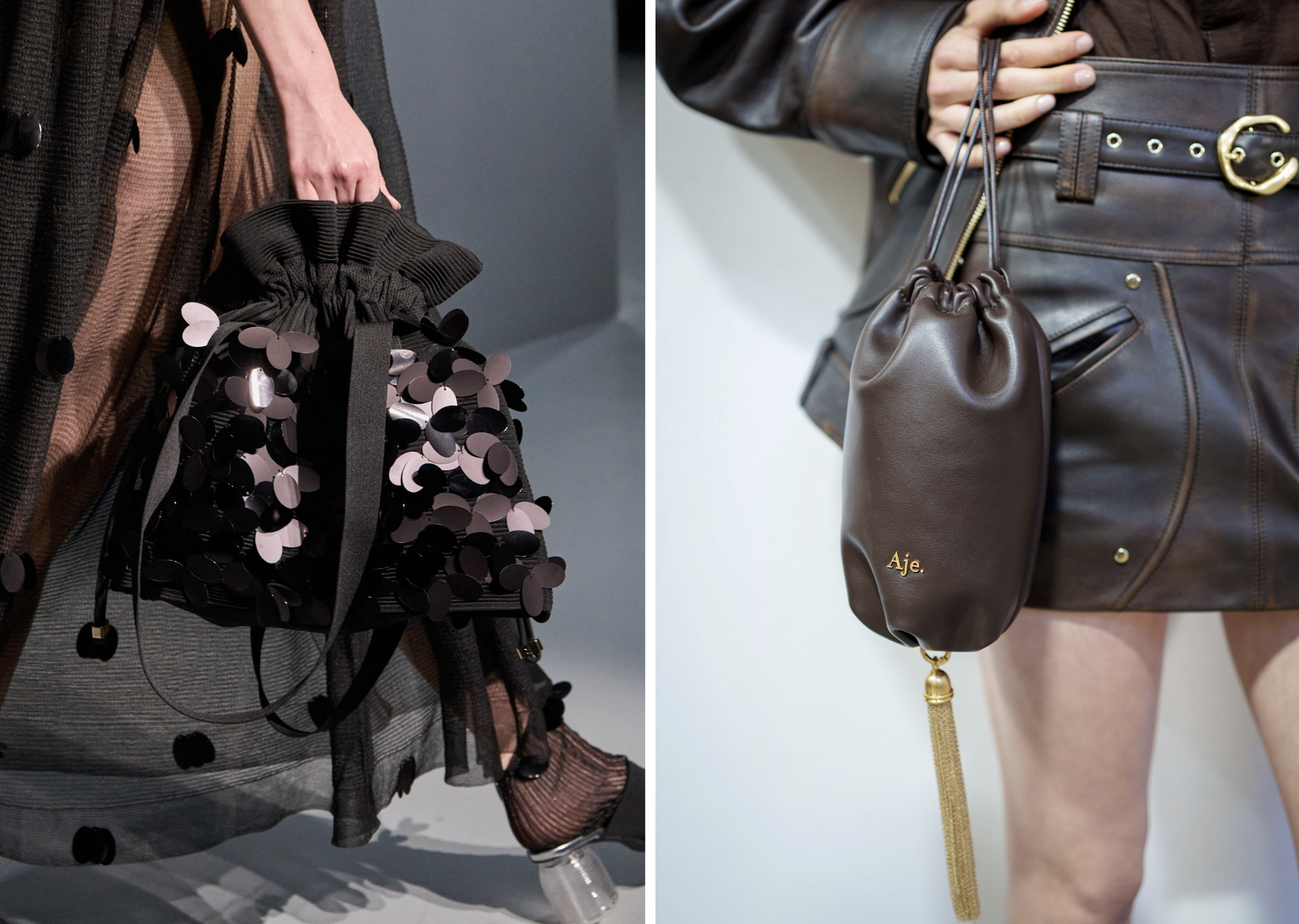 Drawstring tassen bij CFCL en Aje lente/zomer 2026