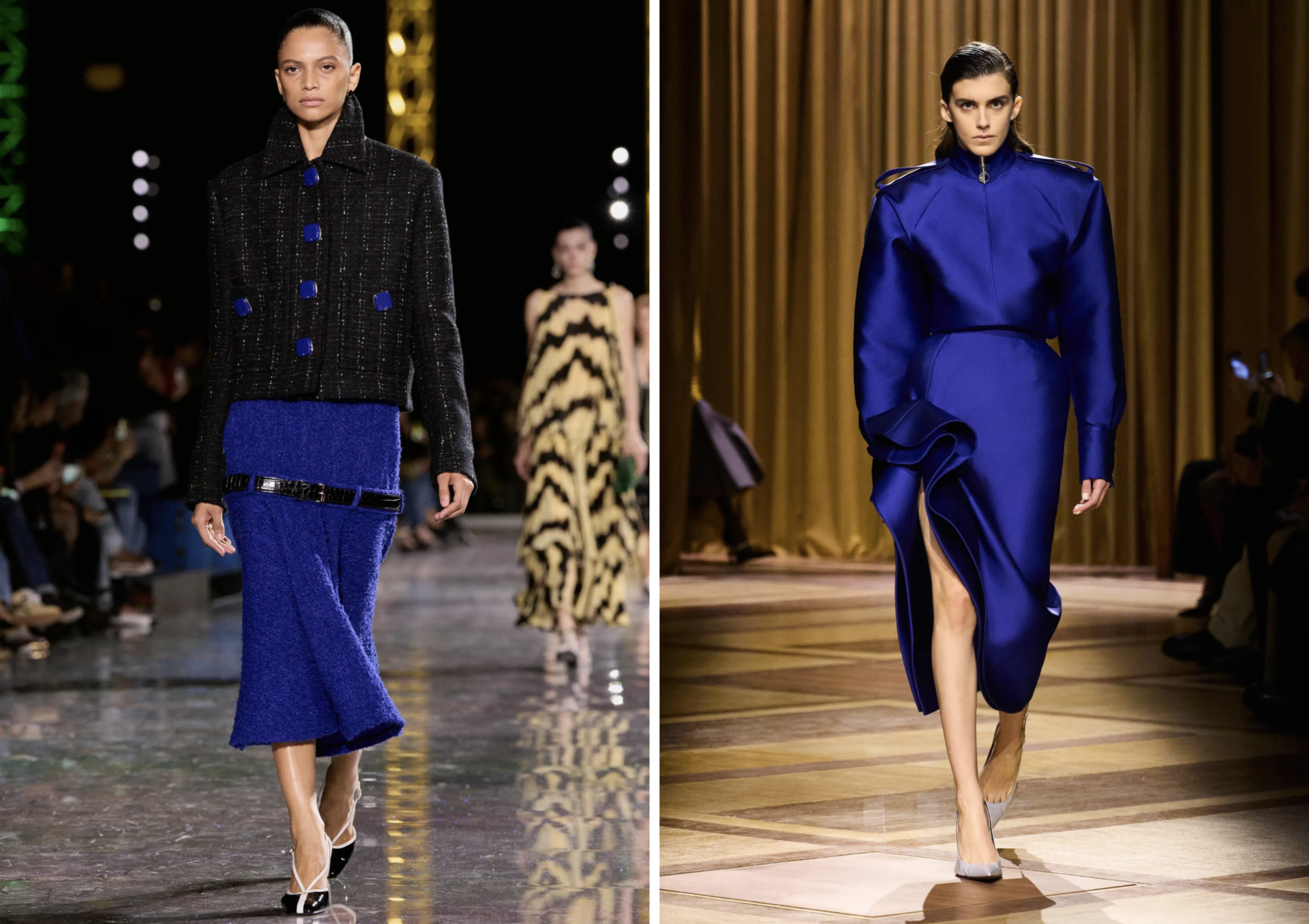 Kobaltblauw bij Chanel en Mugler herfst/winter 2026