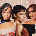 Collage van Vogue van celebrity bob-cuts