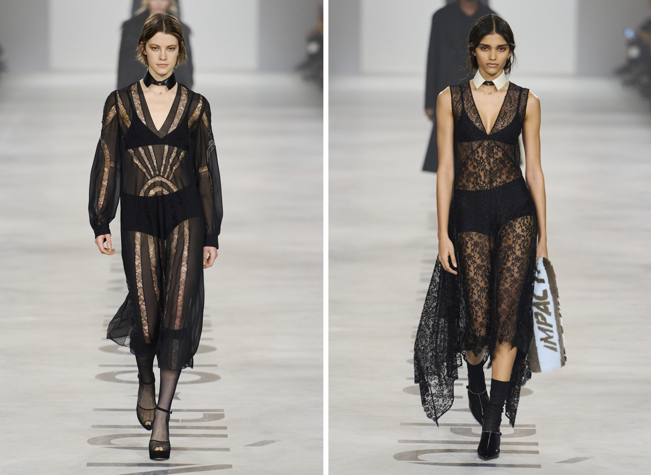 Fendi herfst/winter 2026 als voorbeeld van boudoir dressing
