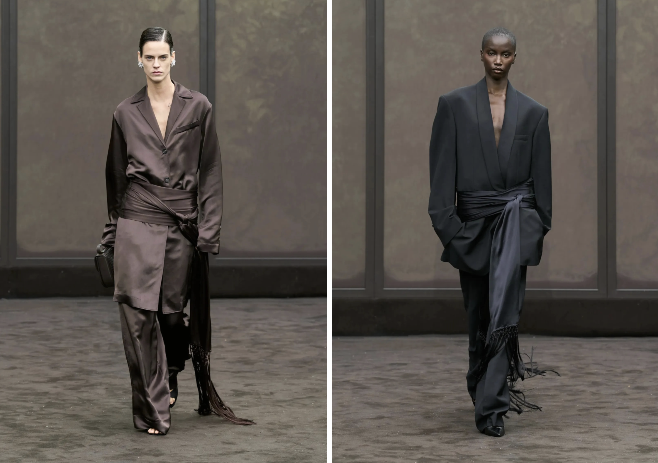 Ferragamo lente/zomer 2026 als voorbeeld van de glam-pa-trend