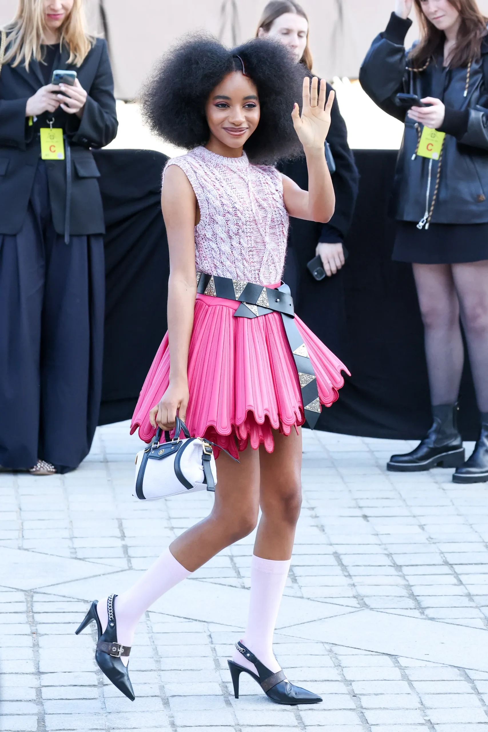 Flowerovlove bij Louis Vuitton tijdens PFW