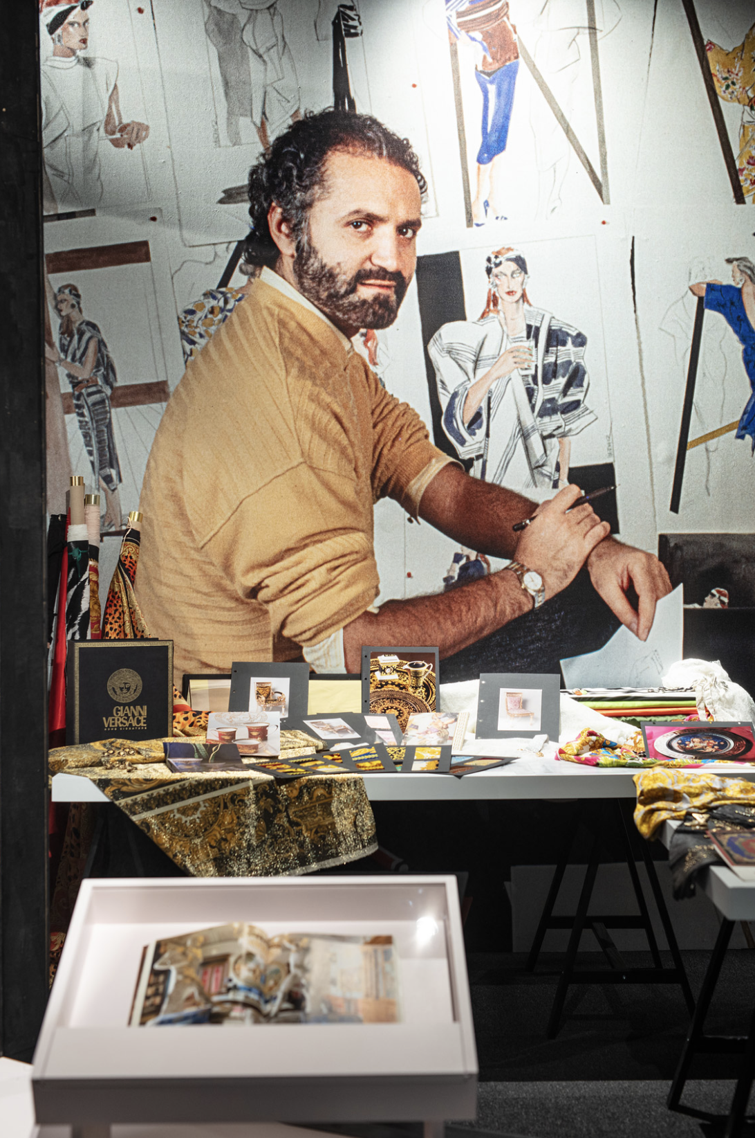 Oud beeld van Gianni Versace