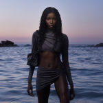 Anok Yai in Gucci's Monte Carlo campagne