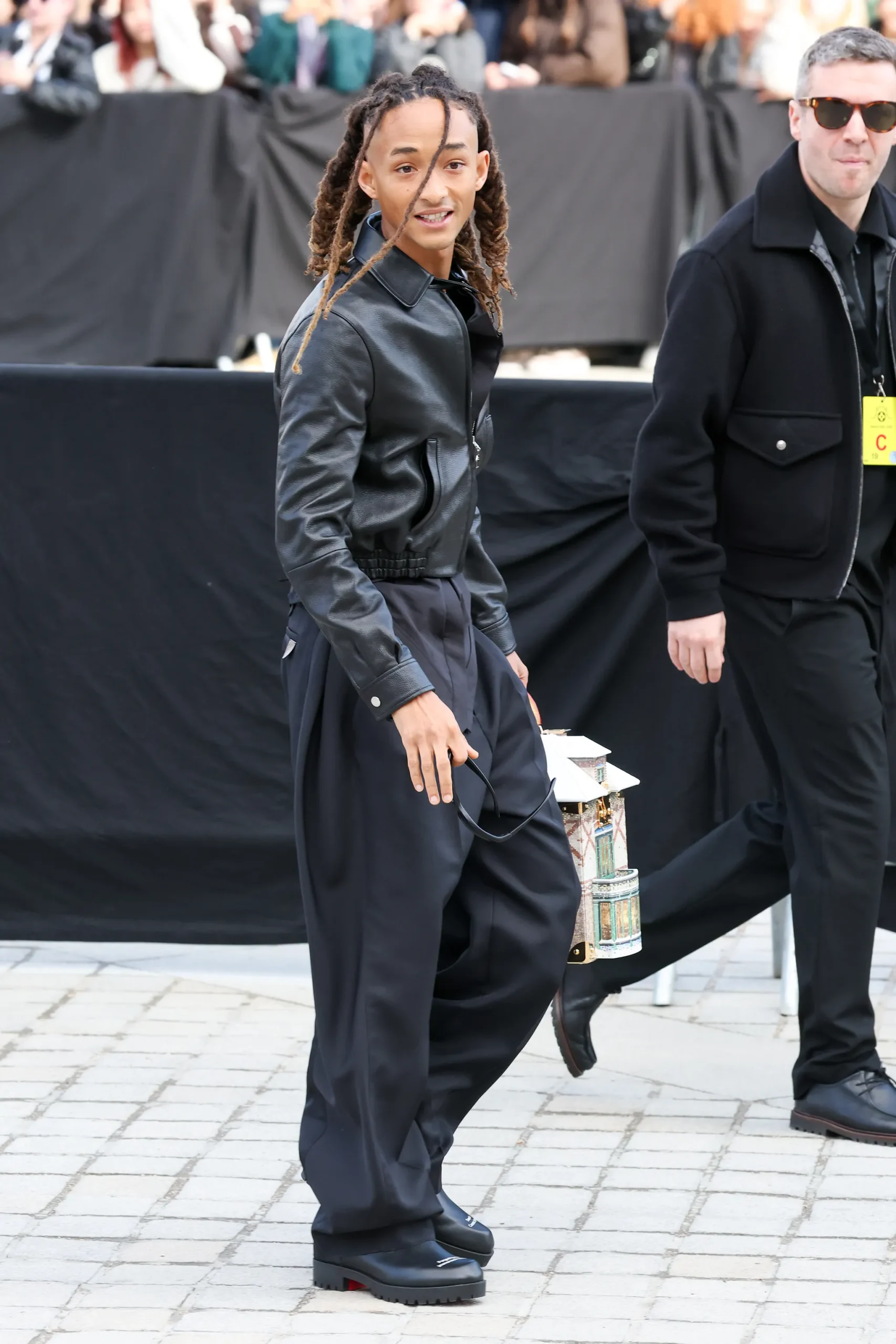 Jaden Smith bij Louis Vuitton tijdens PFW