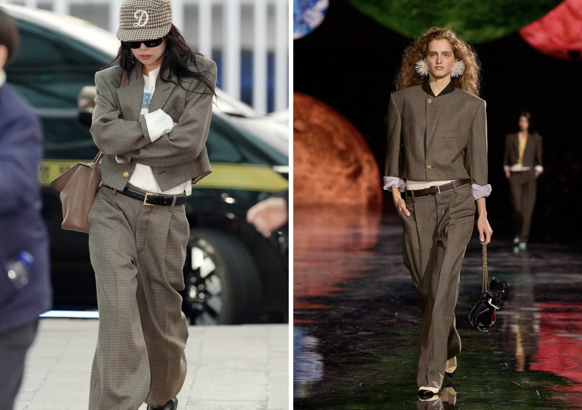 Jennie draagt de eerste Chanel-look van de lente/zomer 2026 show