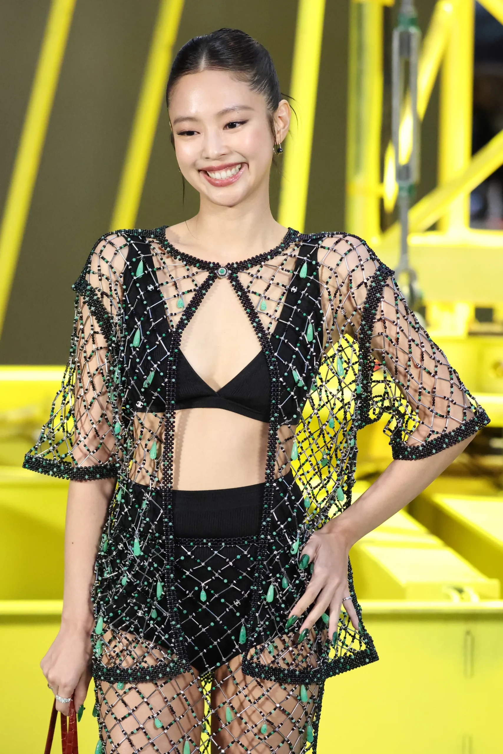 Jennie bij Chanel tijdens Paris Fashion Week