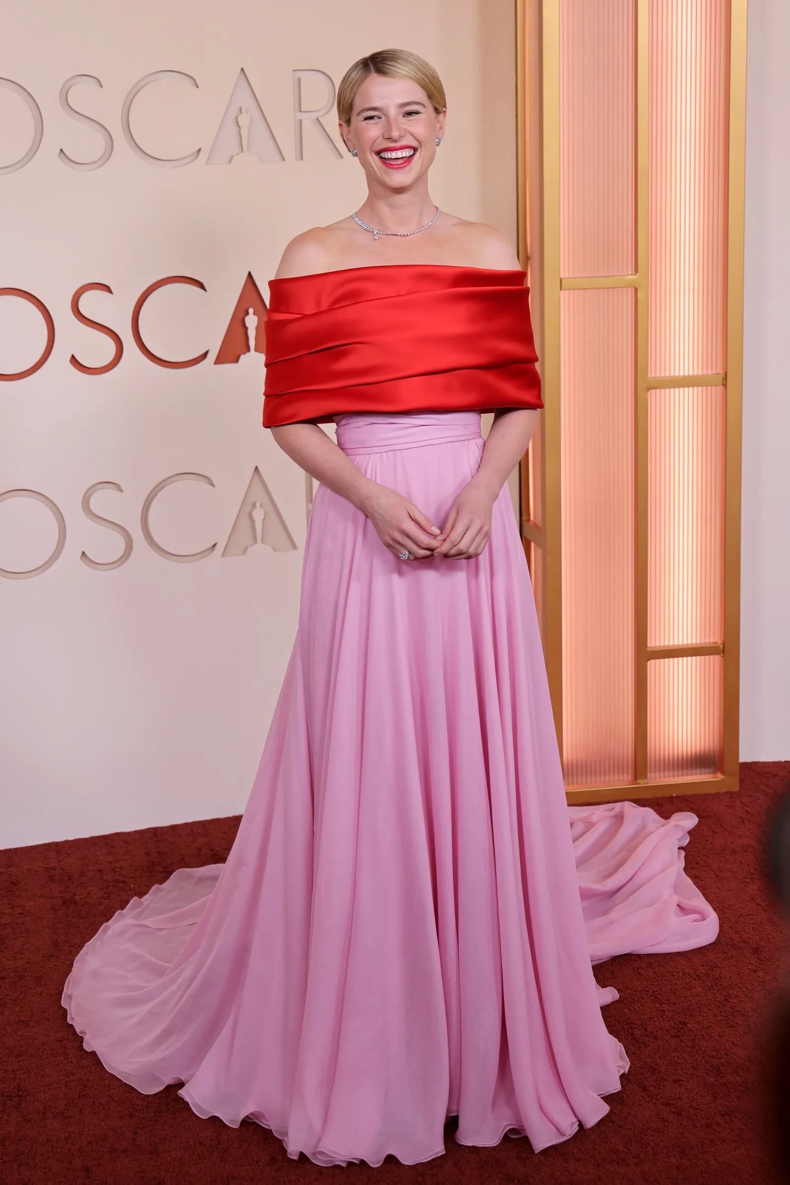 Jessie Buckley tijdens de Oscars van 2026