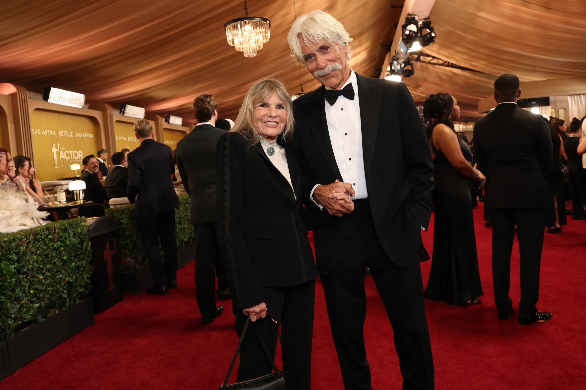 Katharine Ross en Sam Elliott bij de SAG Awards 2026