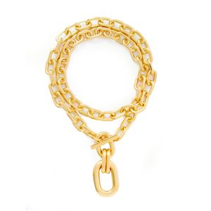 Rabanne XL schakelketting gold-tone