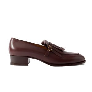 Loro Piana jaren zeventig-stijl fringed loafers