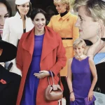 Collage van Meghan Markle en Diana