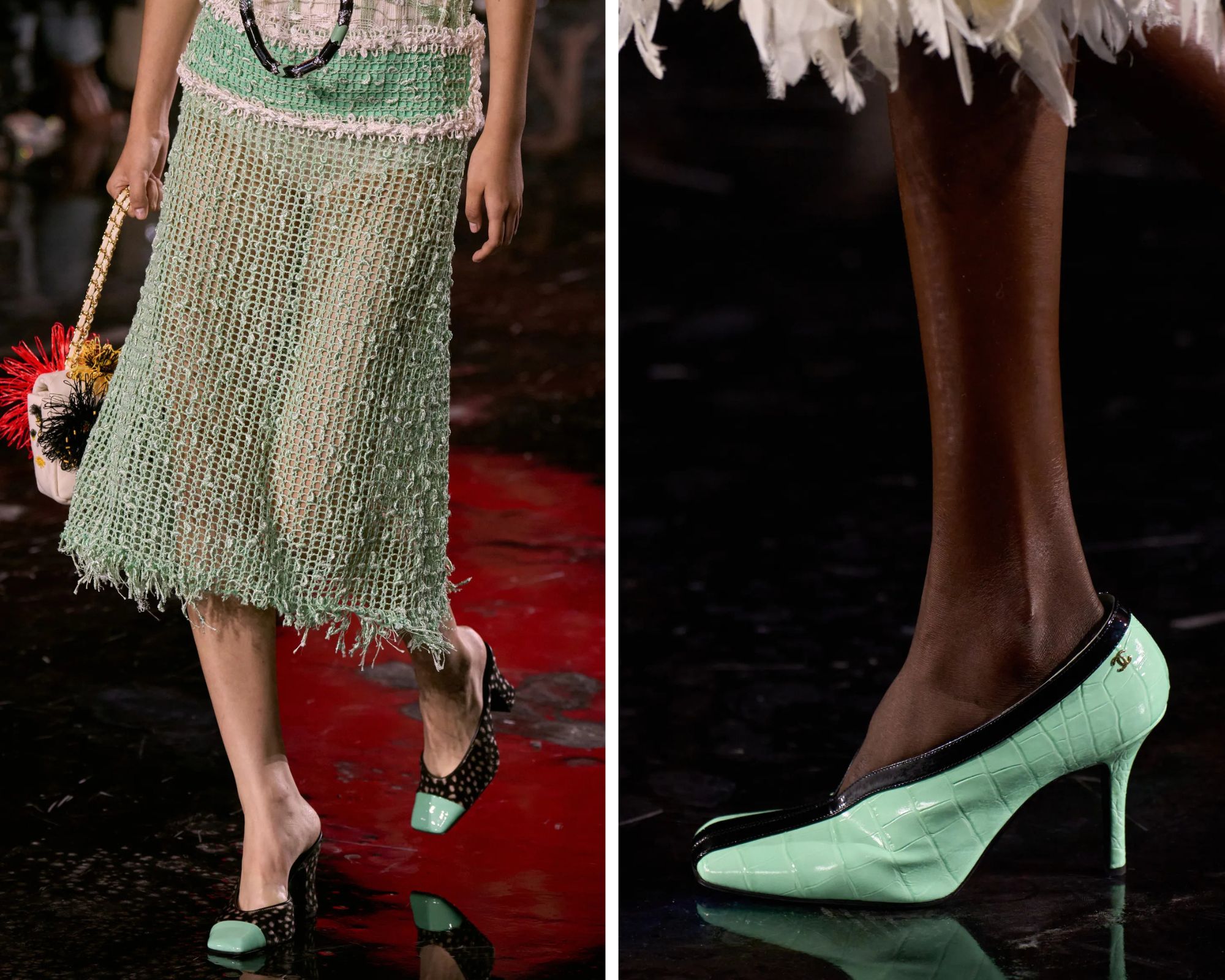 Mintgroen bij Chanel