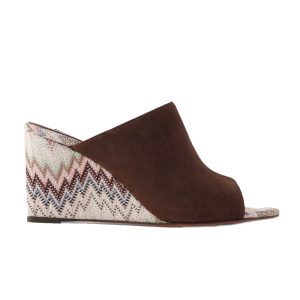 Jaren zeventig-stijl sleehak van Missoni