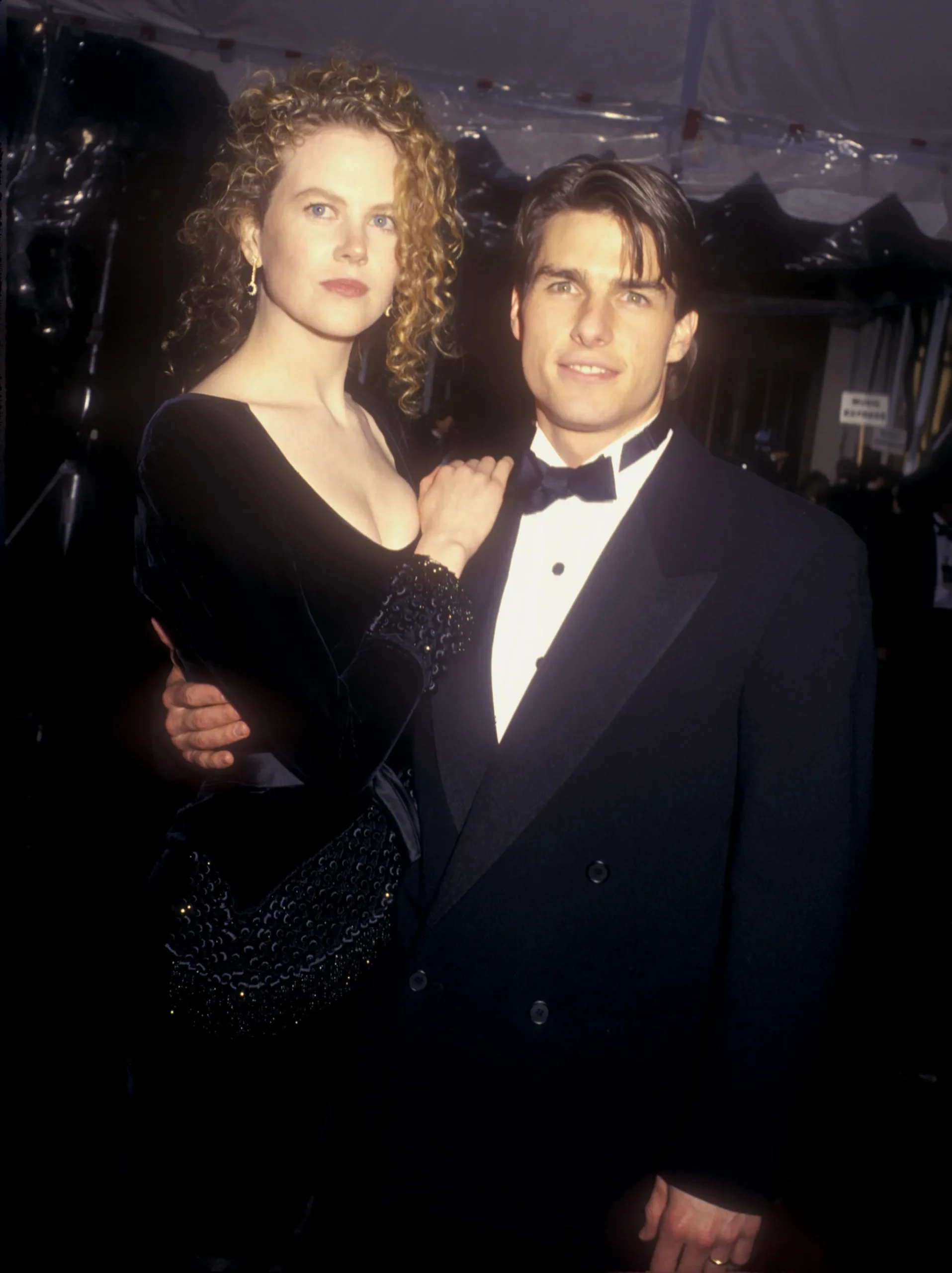 Nicole Kidman bij haar eerste Oscars met haar man Tom Cruise