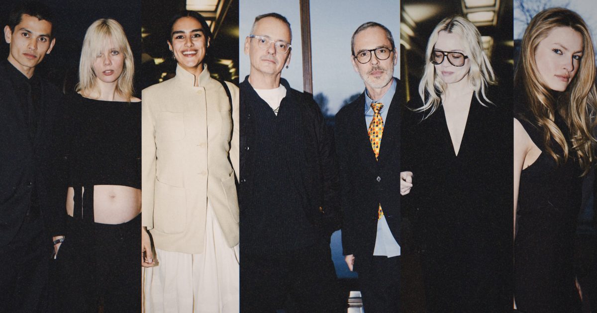 Gasten bij de opening van de tentoonstelling van Inez & Vinoodh in Kunstmuseum Den Haag