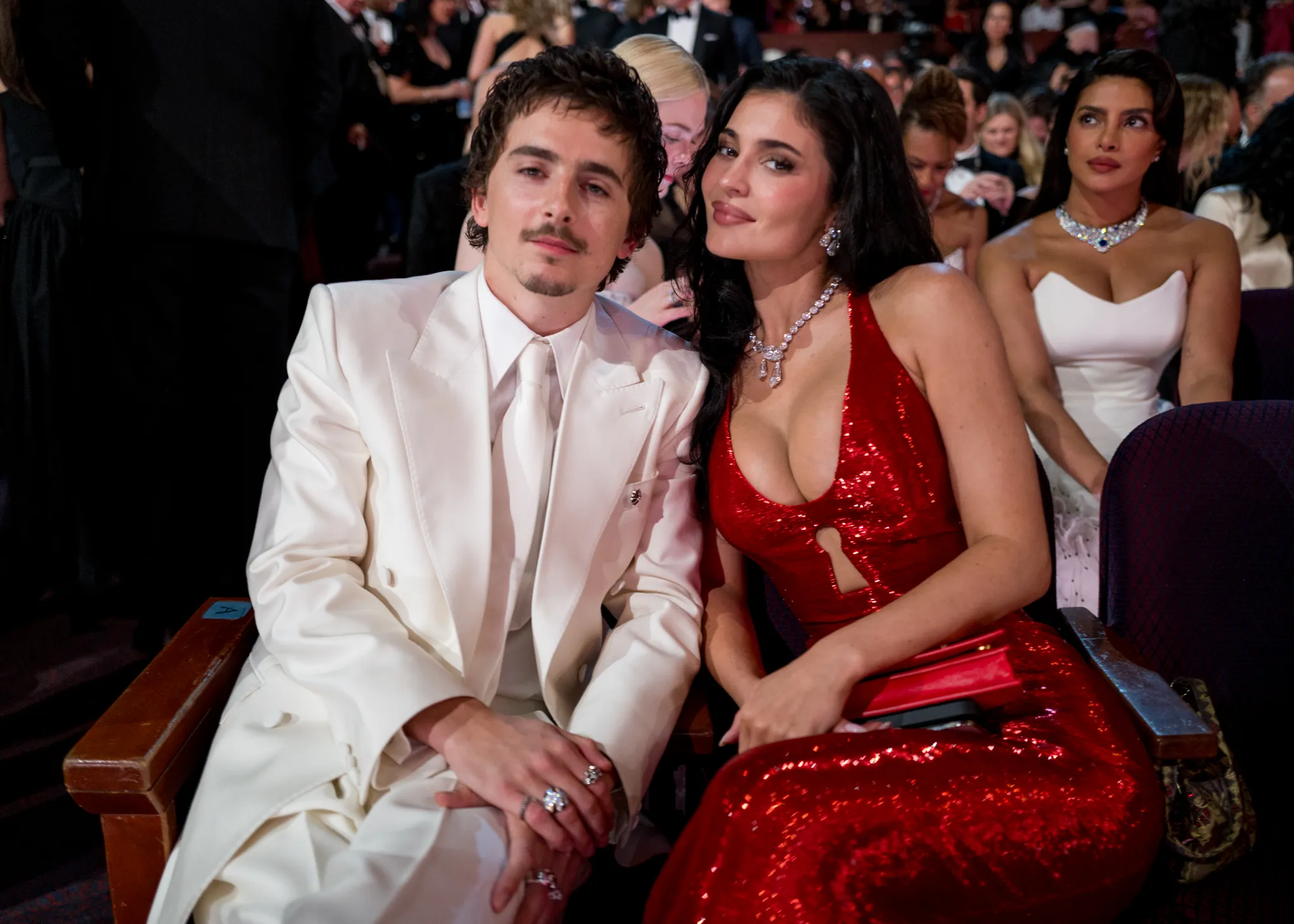 Timothée Chalamet en Kylie Jenner bij de Oscars 2026
