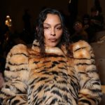 Paloma Elsesser bij Gucci tijdens Milan Fashion Week herfst/winter 2026