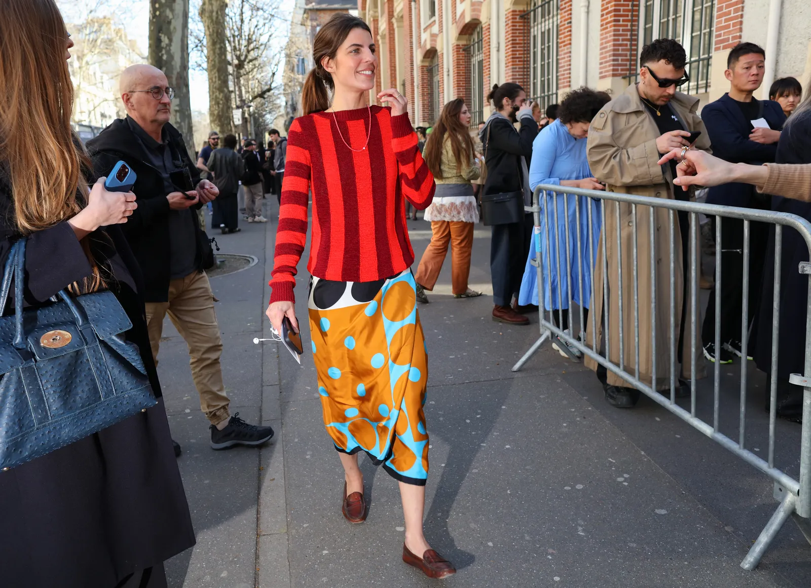 Felle look met patronen