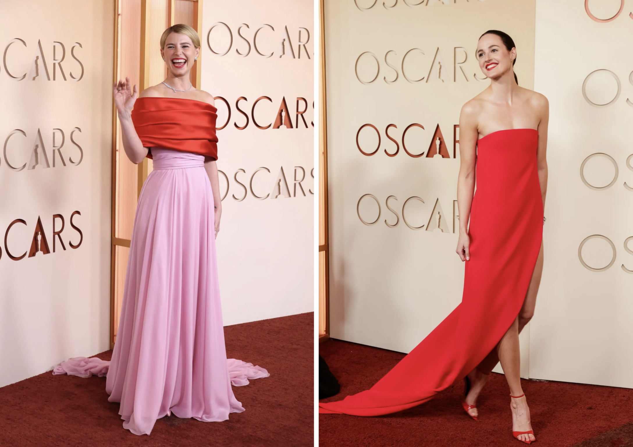 Rode looks bij de Oscars 2026