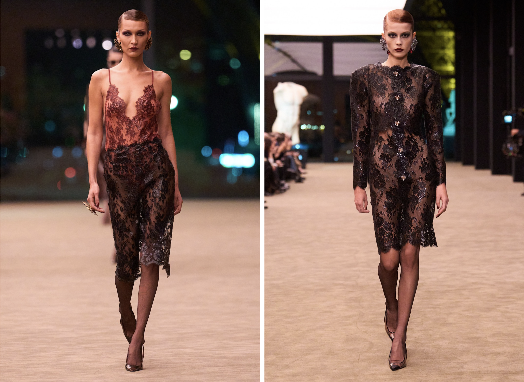 Saint Laurent 'boudoir' collectie herfst/winter 2026