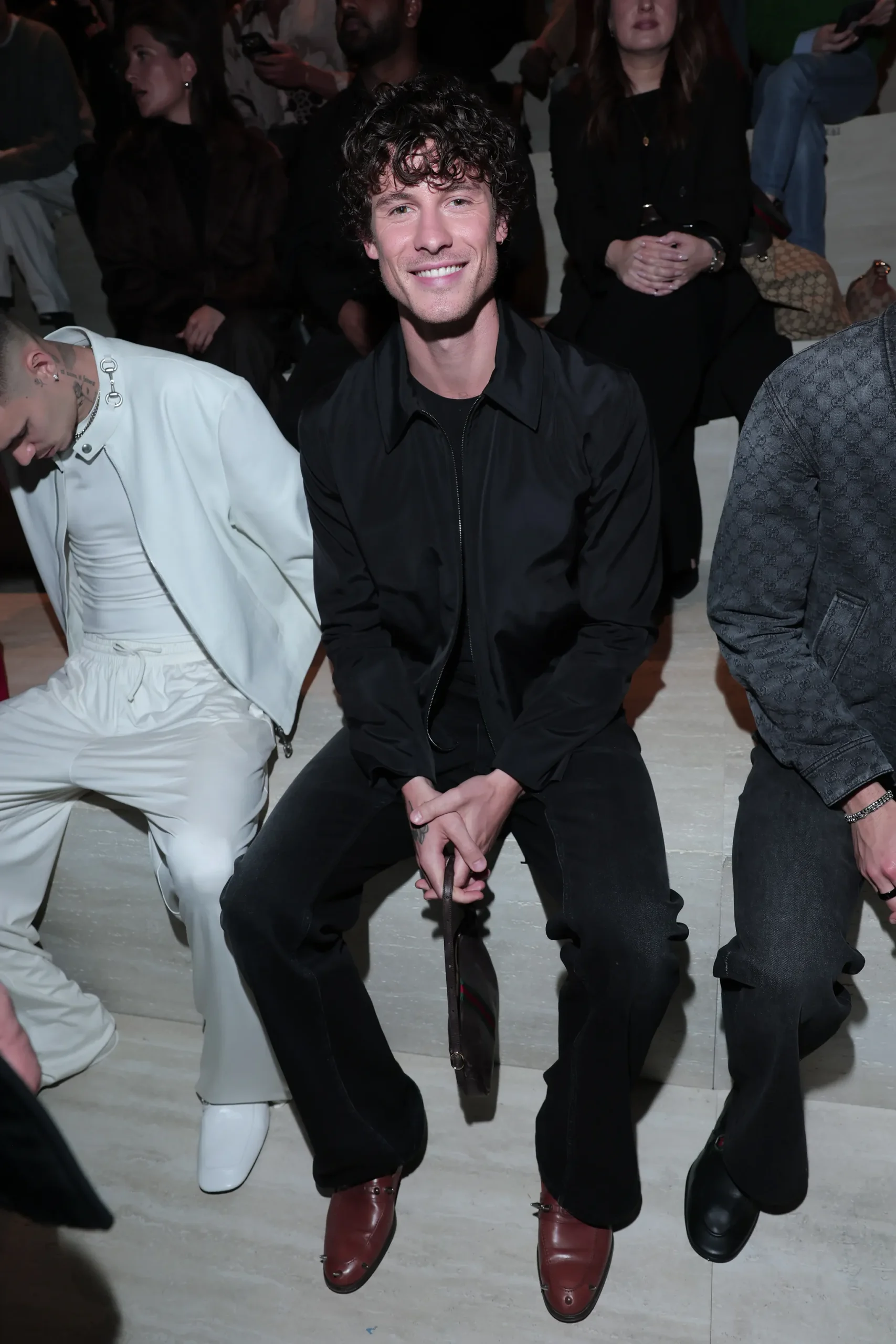 Shawn Mendes bij Gucci herfst/winter 2026
