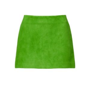 Groene suède minirok van Staud