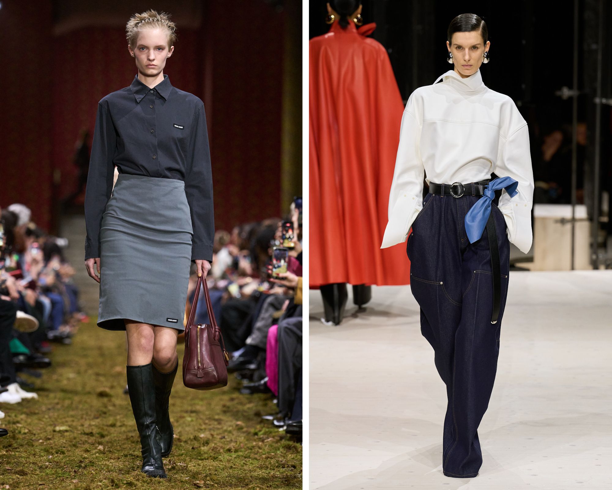 Het overhemd bij Miu Miu en Givenchy