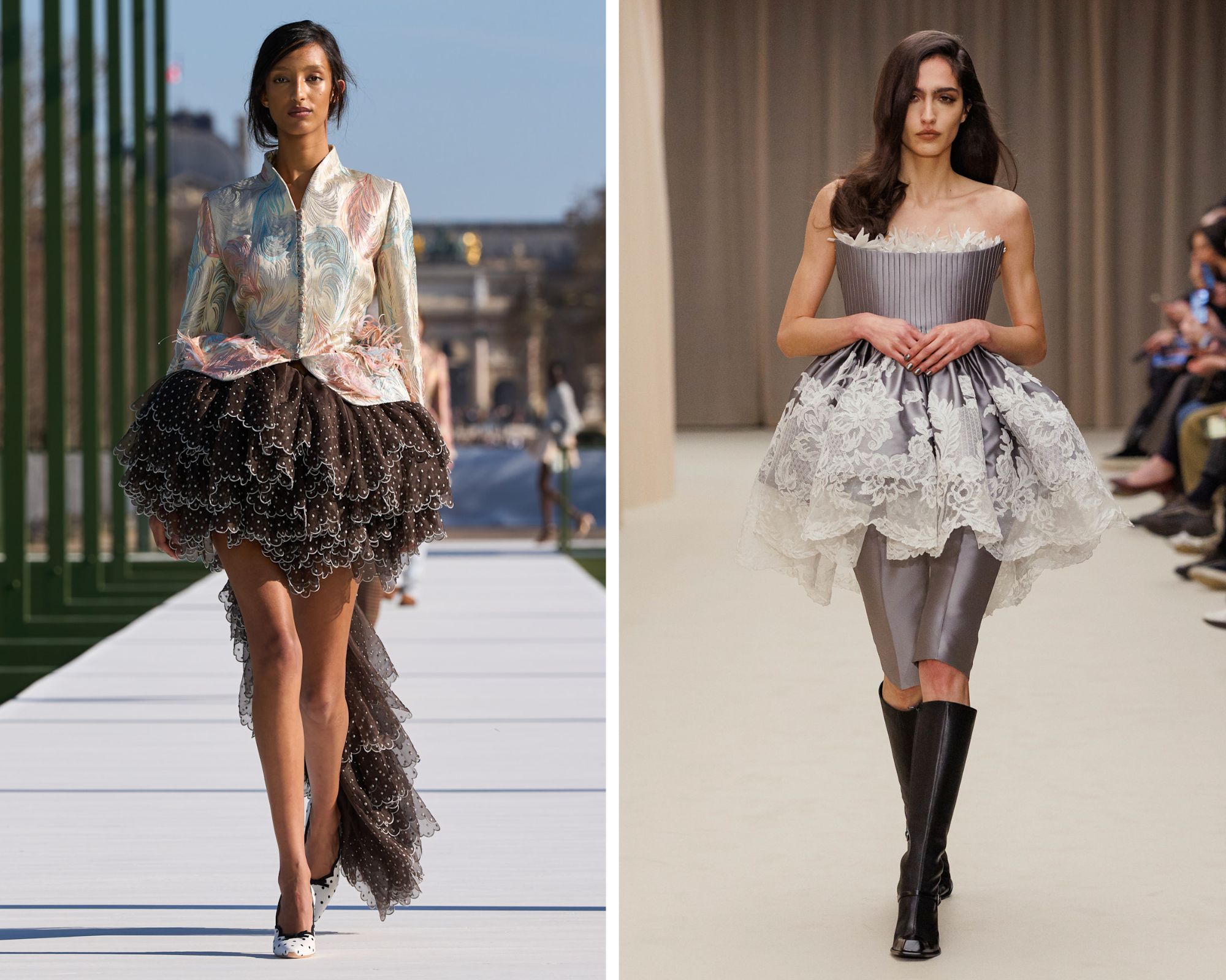 De romantische trend bij Dior en McQueen herfst/winter 2026