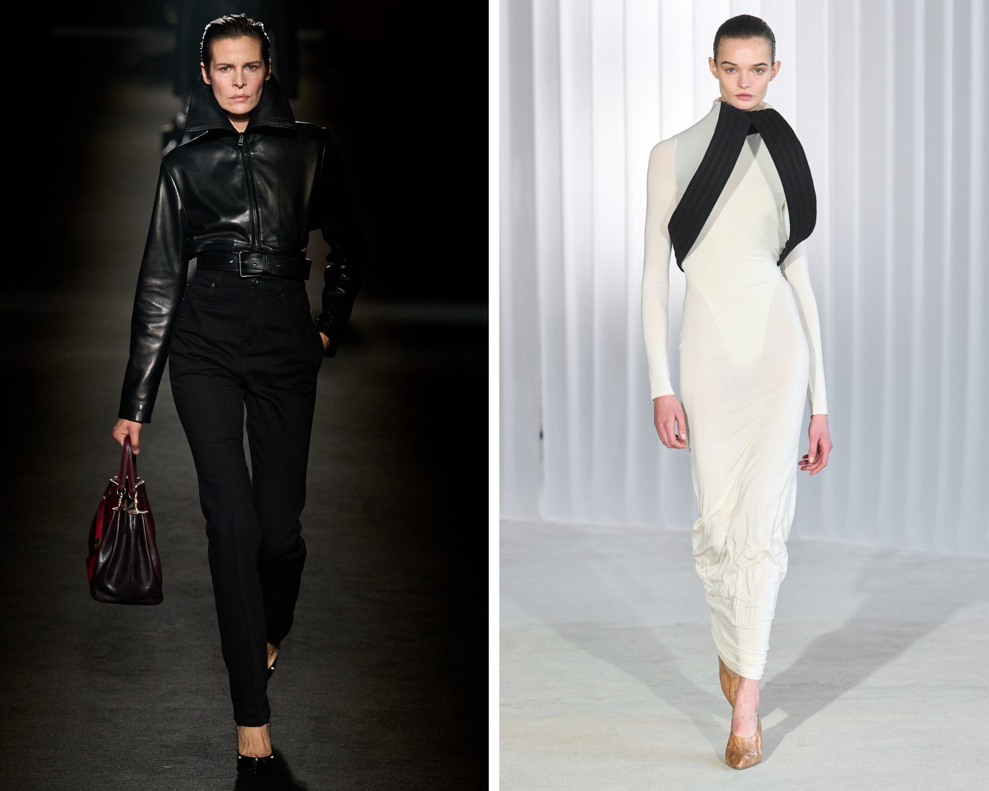 De trend shrinkmaxxing bij Balenciaga en Jean Paul Gaultier herfst/winter 2026