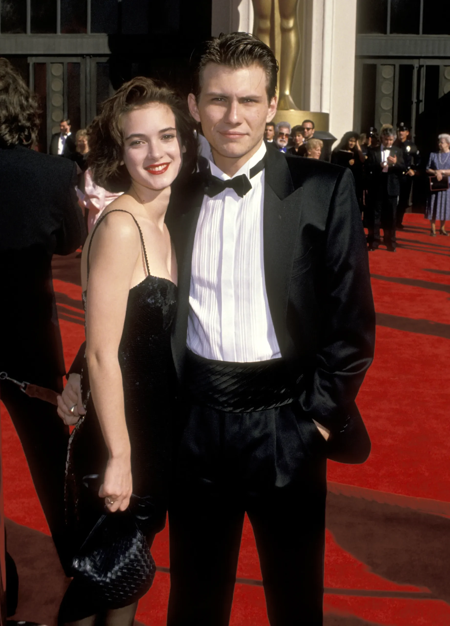 Winona Ryder en Christian Slaters Oscardebuten