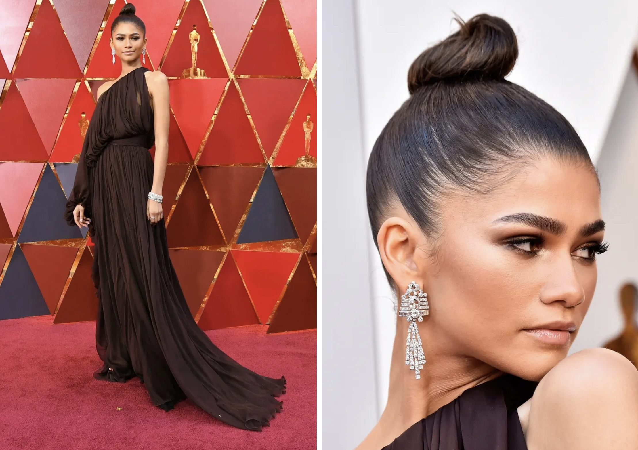 Zendaya bij de Oscars in 2018