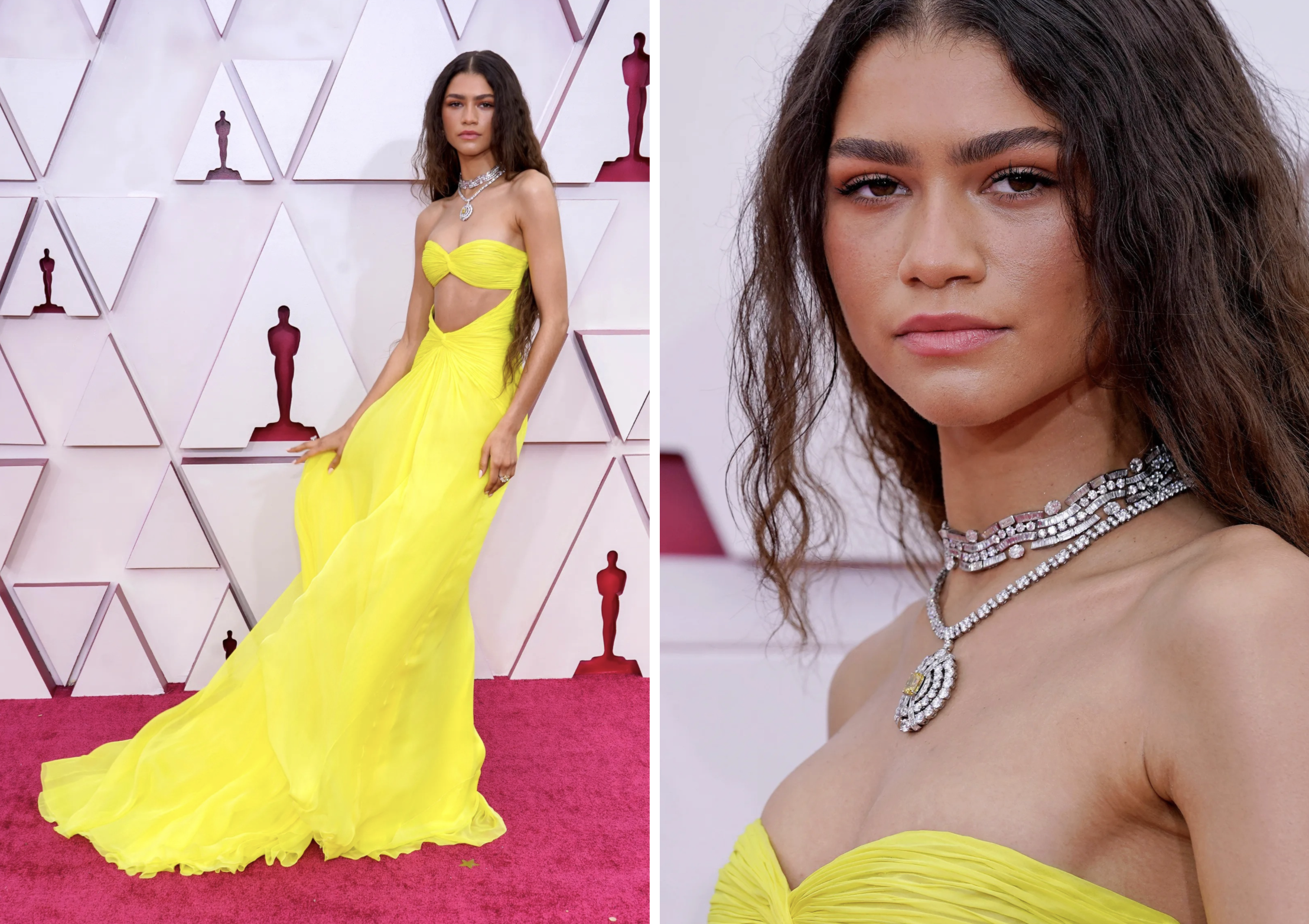 Zendaya bij de Oscars in 2021