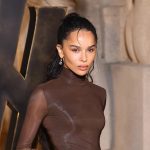 Zoë Kravitz is een van de sterren bij Saint Laurent tijdens Paris Fashion Week herfst/winter 2026