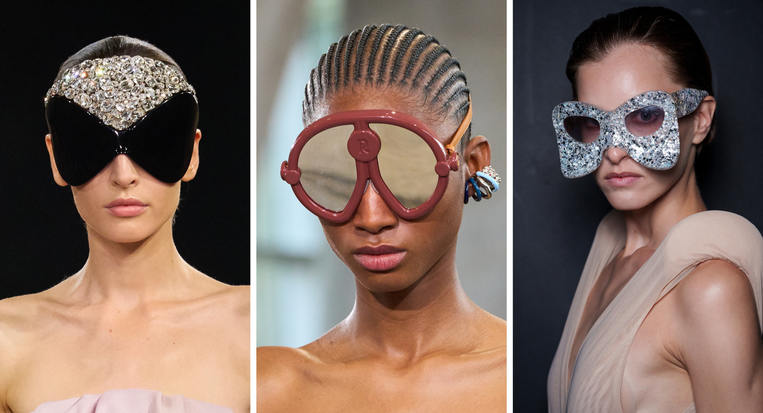 zonnebrillen op de runways