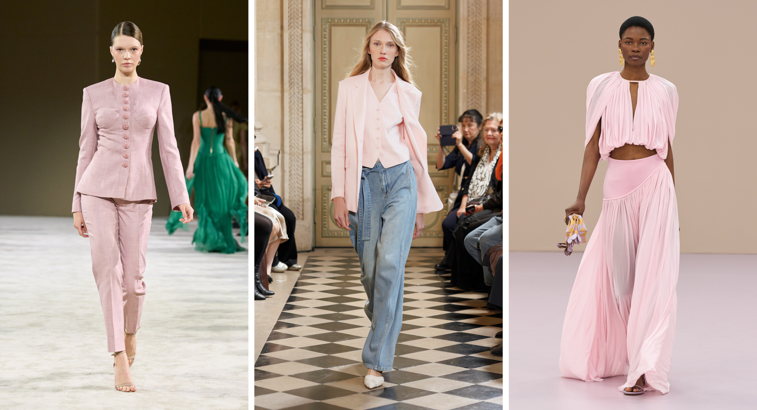 pastelkleuren zomer 2026, runways van marquise, zimmermann en laurel po