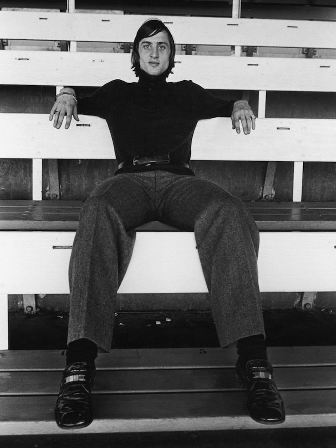 Johan Cruijff in Wembley Stadium