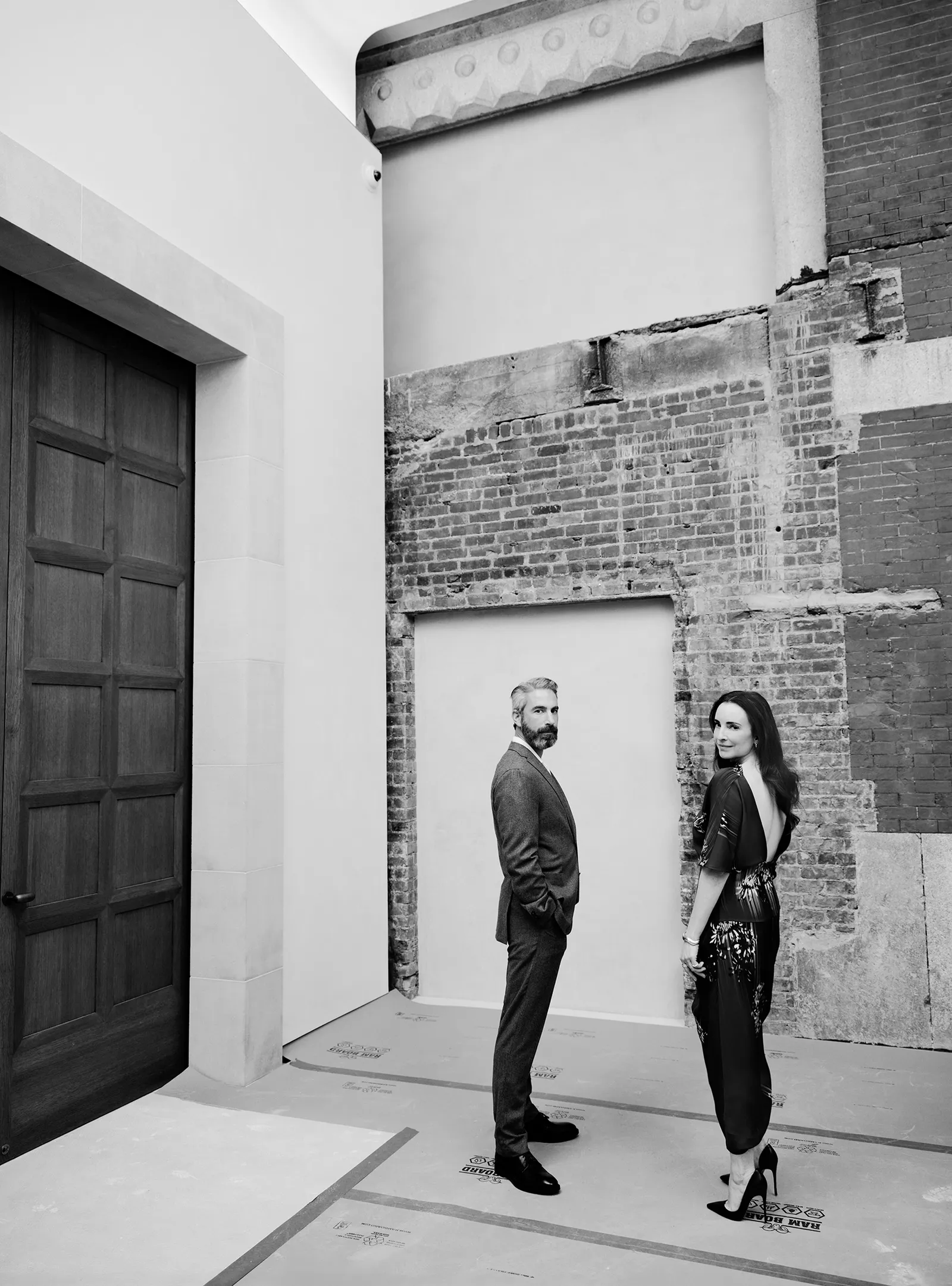 Nathan Rich en Miriam Peterson van Peterson Rich Office, de architecten achter de Condé M. Nast Galleries