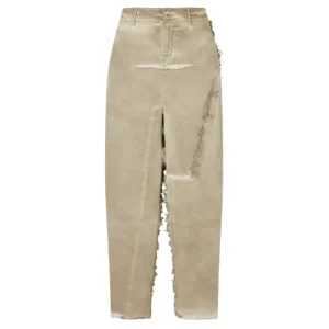 Rick Owens rok met hoge split