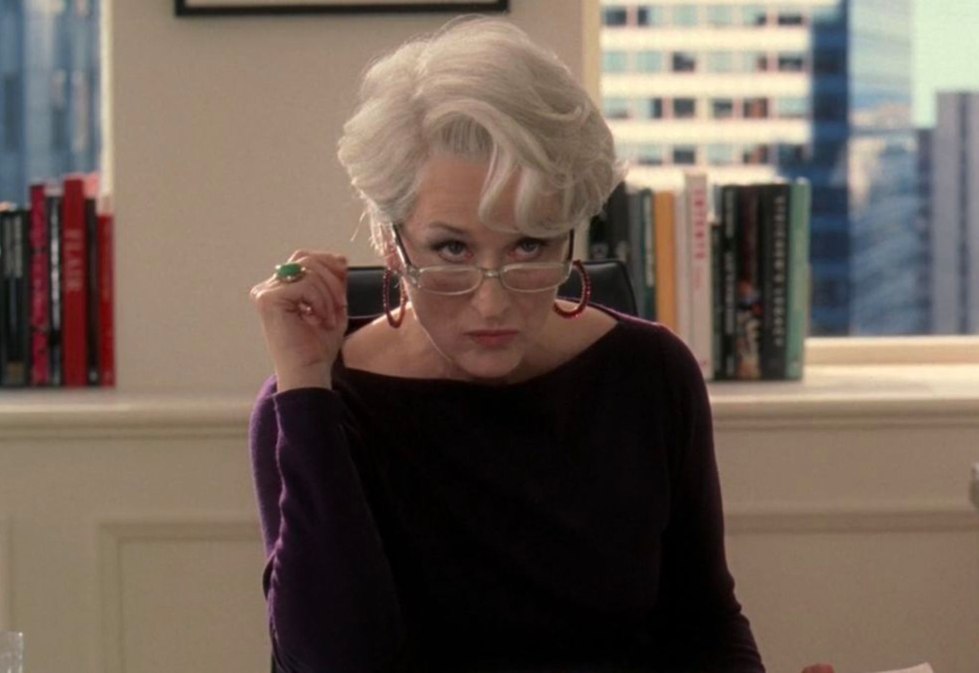 Meryl Streep als Miranda Priestly in The Devil Wears Prada
