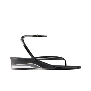 Alaïa jaren negentig platform teenslippers