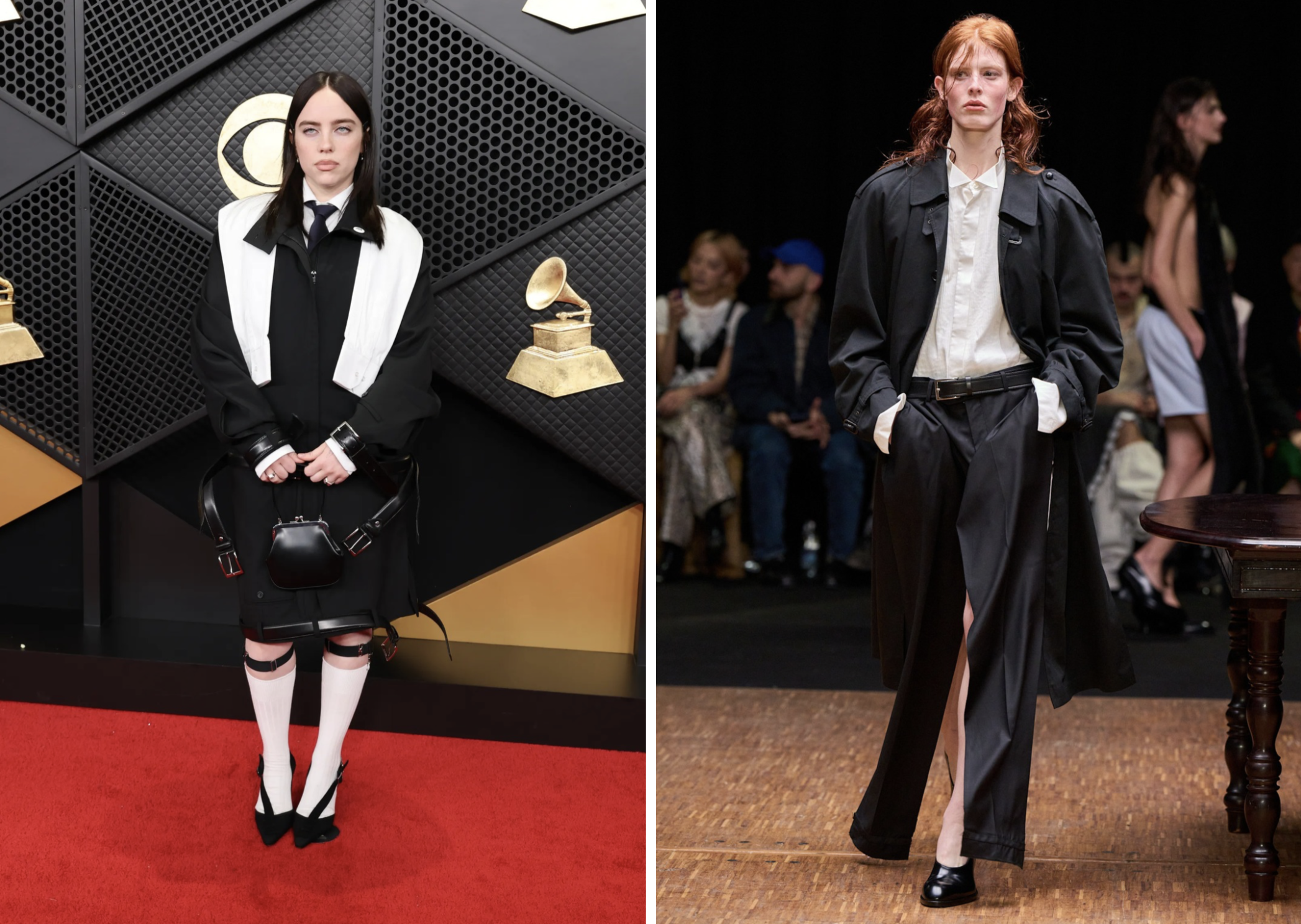 Billie Eilish in custom Hodakova, naast Hodakova herfst/winter 2026