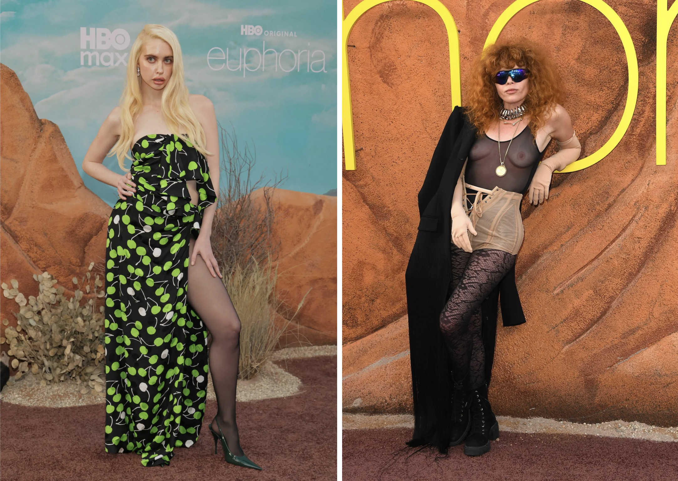Chloe Cherry en Natasha Lyonne bij de premère van Euphoria: seizoen 3