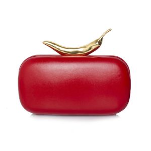 Rode clutch van Sarah's Bag