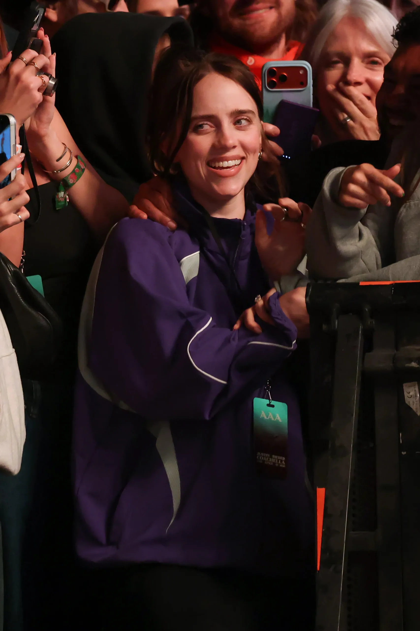 Billie Eilish tijdens Coachella 2026