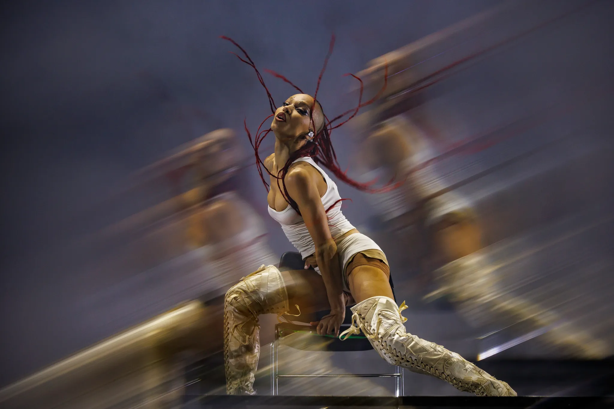 FKA twigs tijdens Coachella 2026