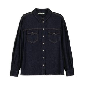 Denim blouse van Baukjen